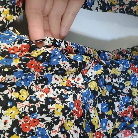 Veronica Beard Minna Floral Silk Ruffle dress size 4 - Picture 7 of 10